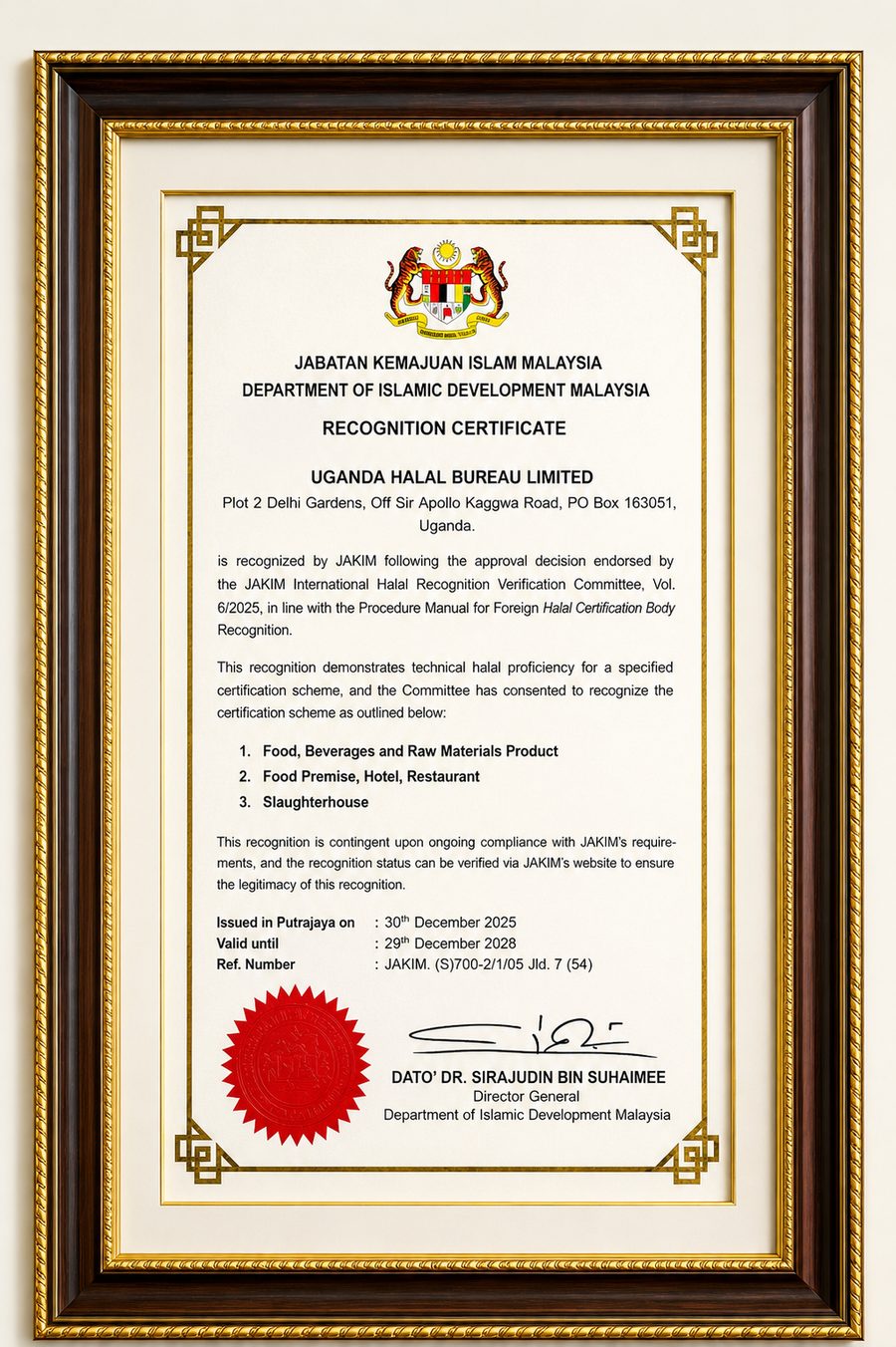 Foreign Halal Certification Body Recognition preview