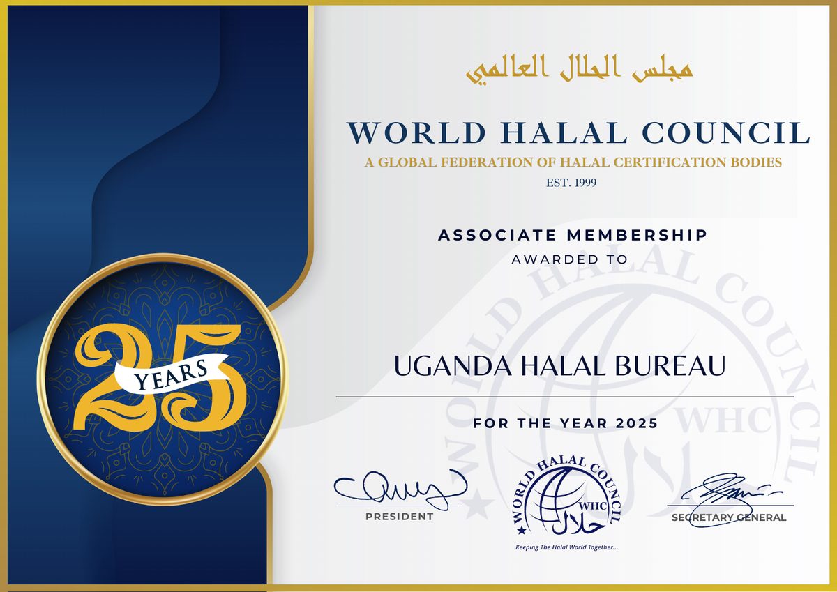 UHB admitted as Associate Member of the World Halal Council