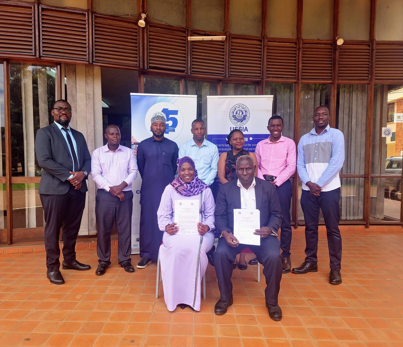 Joint UHB and USSIA team after signing the MOU