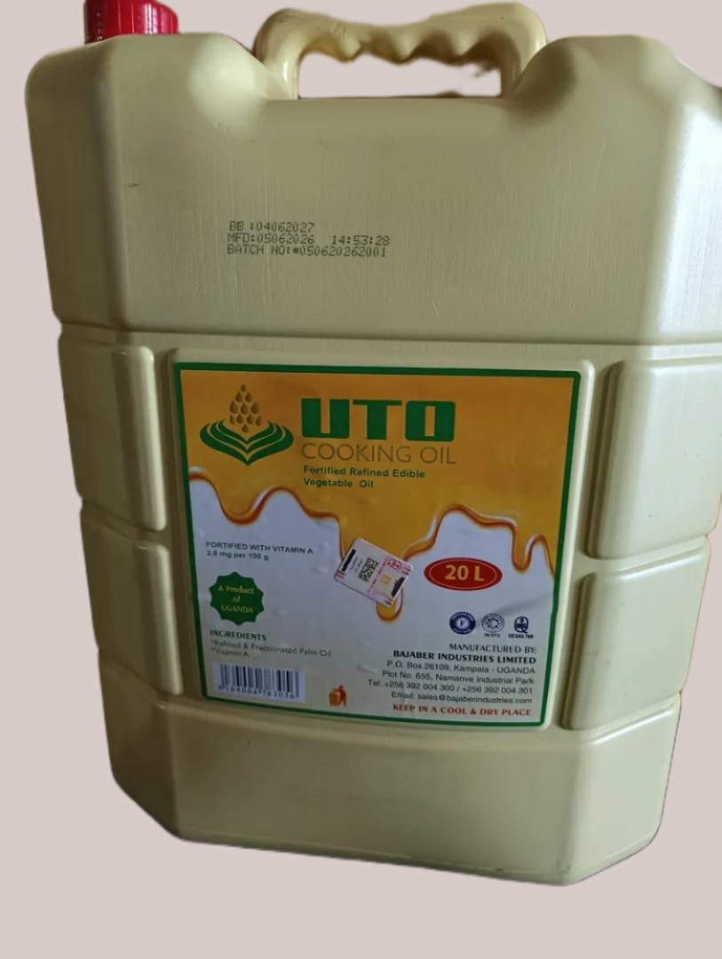 Uto fortified refined vegetable cooking oil